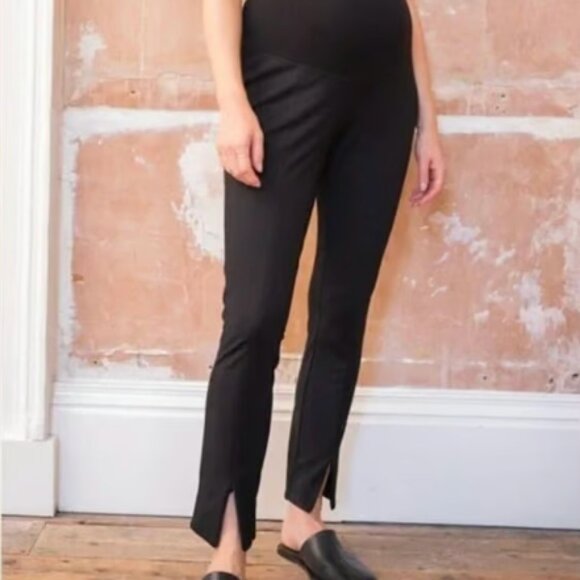 NWOT Seraphine Cigarette Style Maternity Pants - size 4 - Picture 2 of 9